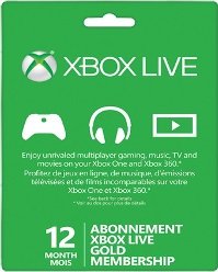 Xbox Live Gold 12 Months Digital Delivery